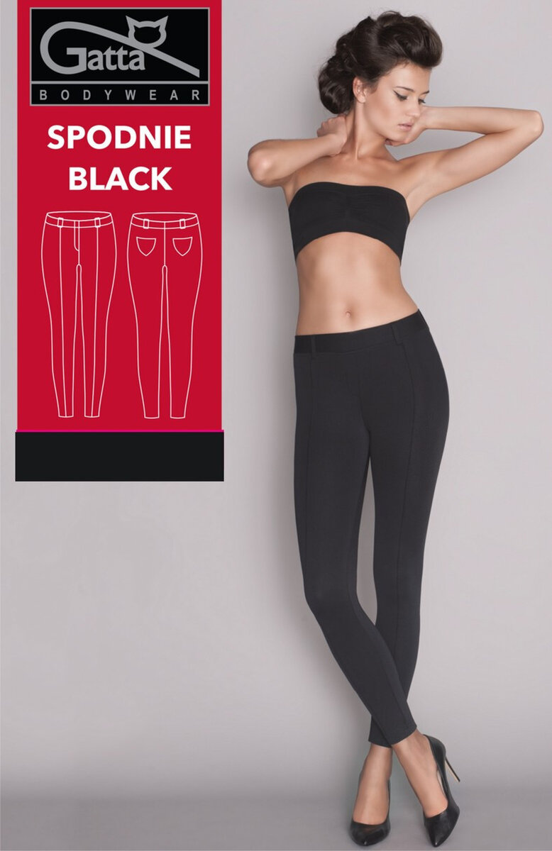 Dámské kalhoty Black - GATTA BODYWEAR, černá L i170_0044458S4206