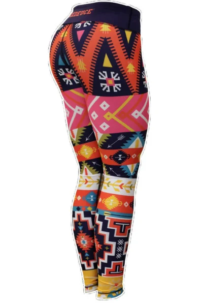 Dámské fitness legíny Six Deuce Aztec - multicolor - Litex