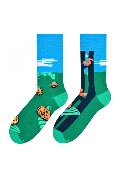 Pánské vzorované nepárové ponožky More 5162B