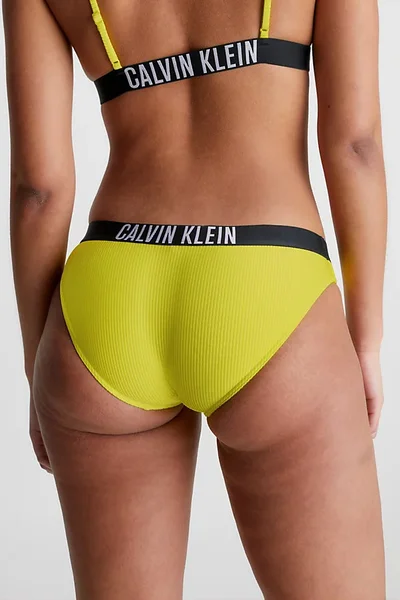 Lesklý spodní díl bikin s logem INTENSE POWER - Calvin Klein