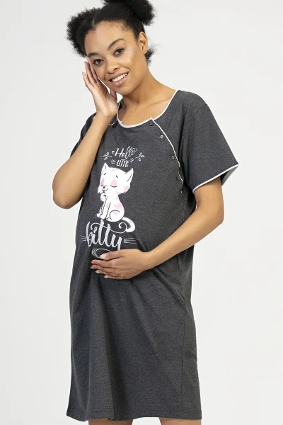 Dámská noční košile mateřská Little cat Vienetta