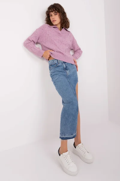 Vícebarevný pletený svetr FPrice