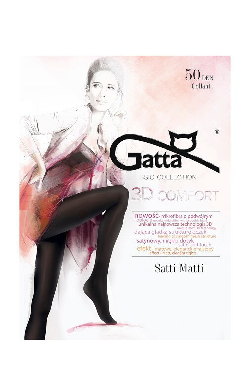 Dámské punčochové kalhoty Gatta Satti Matti ZW74 den, nero/černá 3-M i384_36994051