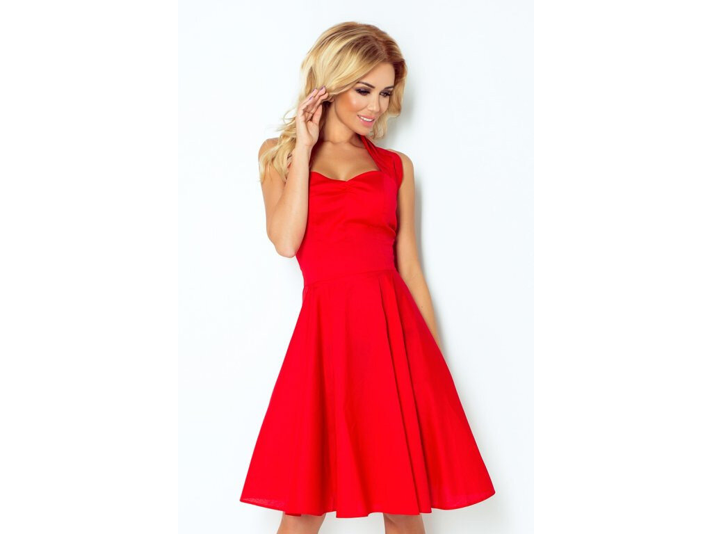 Rockabilly Pin Up šaty - Numoco, červená UNI i10_P25353_1:19_2:114_