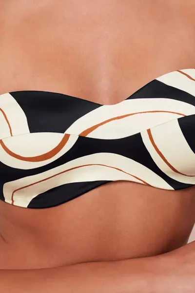 Dámská bikiny podprsenka Summer Allure černobílá Triumph