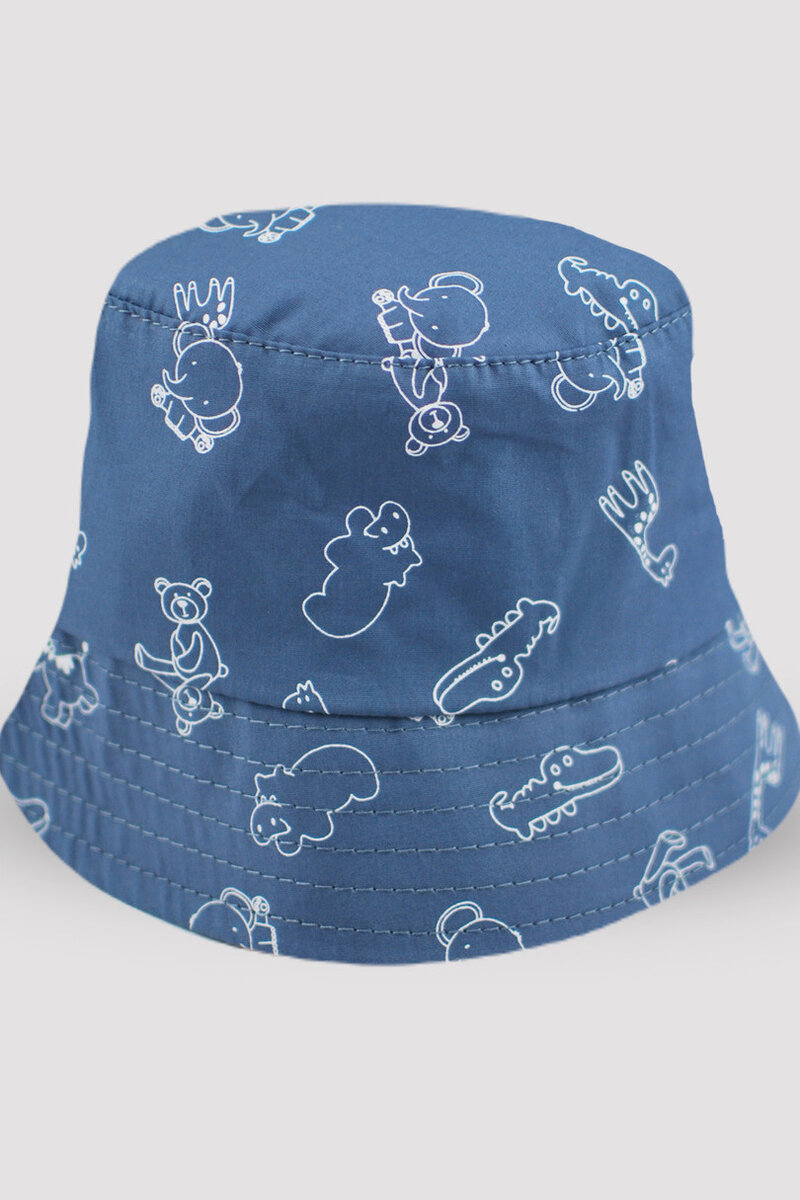 Zvířecí letní klobouk pro kluky, Modrá 42-46 i170_CK009-B-01-042046