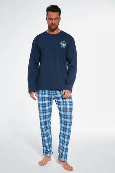 Mužské pohodlné pyžamo Modrokrk
