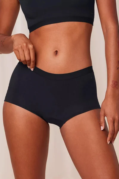 Dámské černé kalhotky Boyshort Smart Natural - Triumph