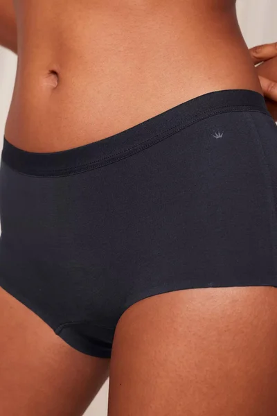 Dámské černé kalhotky Boyshort Smart Natural - Triumph