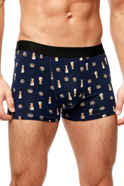 Pánské luxusní boxerky Noviti s elegantním vzorem