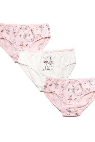Růžové dívčí kalhotky Lama -pack