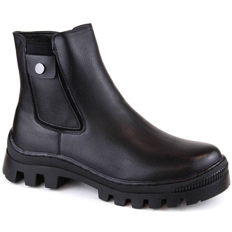 Černé zateplené dámské boty Potocki pro podzim a zimu, 37 i476_17374221