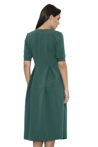 Dámské šaty Zelený Dotek - elegantní střih od Figl