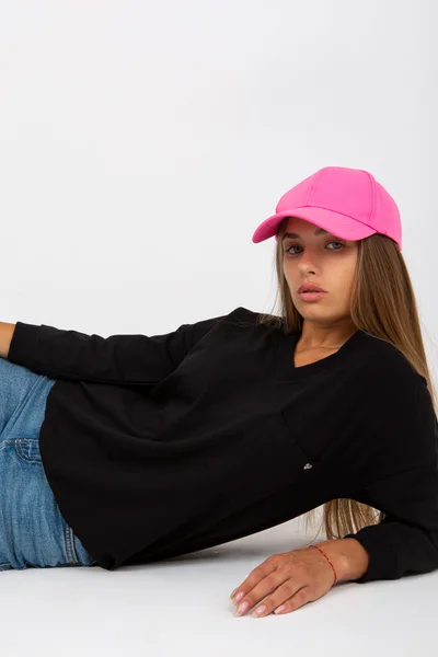 Černá dámská halenka s kapsou Fashionhunters