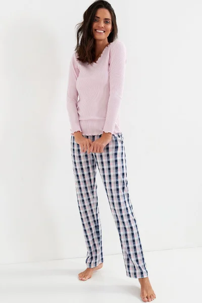 Růžové pyžamo pro ženy Cana Comfort S-XL