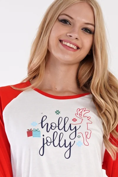 Vánoční pyžamo HOLLY JOLLY pro ženy od Vienetta Secret