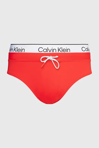 Pánské plavky oranžové CK META LEGACY - Calvin Klein