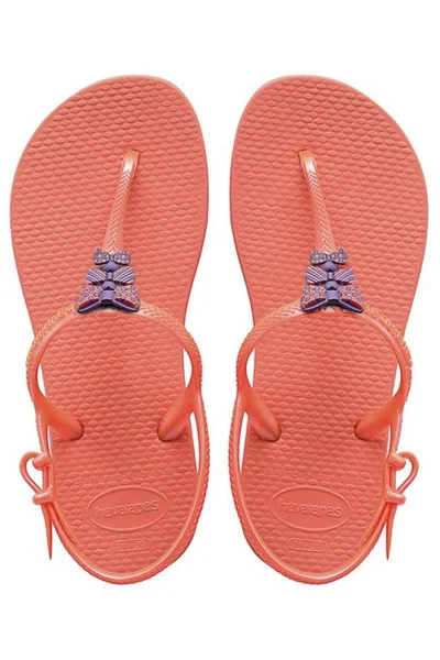 Letní dětské gumové sandály Havaianas Rainbow