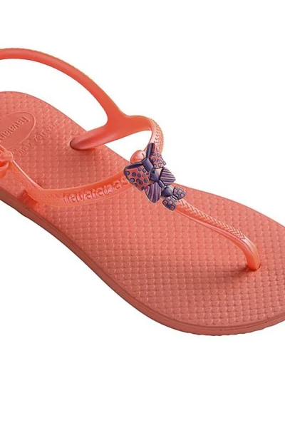 Letní dětské gumové sandály Havaianas Rainbow