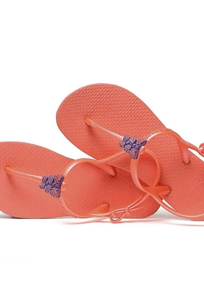 Letní dětské gumové sandály Havaianas Rainbow