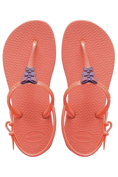 Letní dětské gumové sandály Havaianas Rainbow