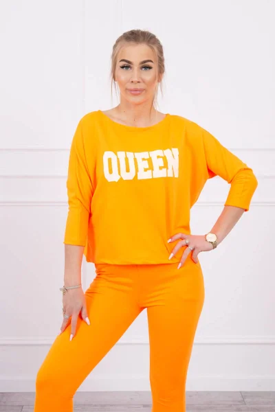 Neonová Queen Sada - Oversize Halenka a Kalhoty K-Fashion