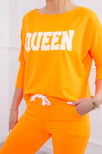 Neonová Queen Sada - Oversize Halenka a Kalhoty K-Fashion