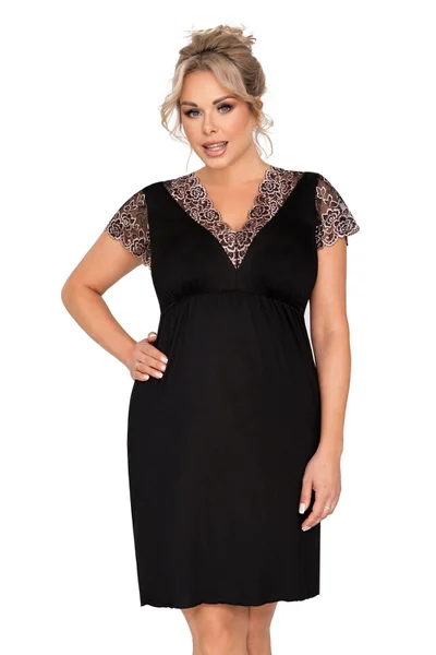 Noční košile Donna - Černá elegance