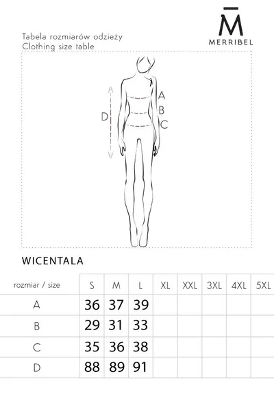 Dámské wicentala Zelené šaty - Merribel