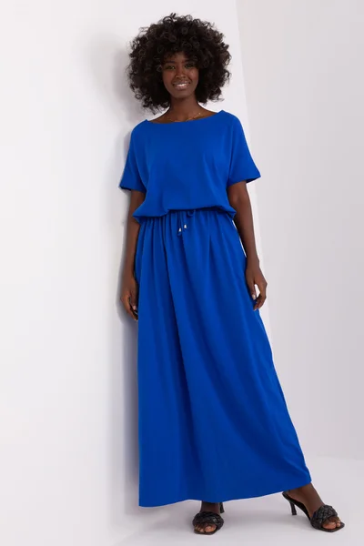 Kobaltové maxi šaty FPrice - Letní ležérní styl