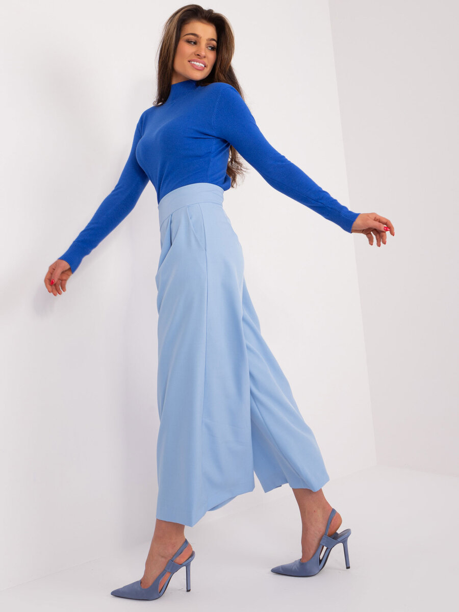 Modré dámské kalhoty FPrice, XL i523_2016103504268