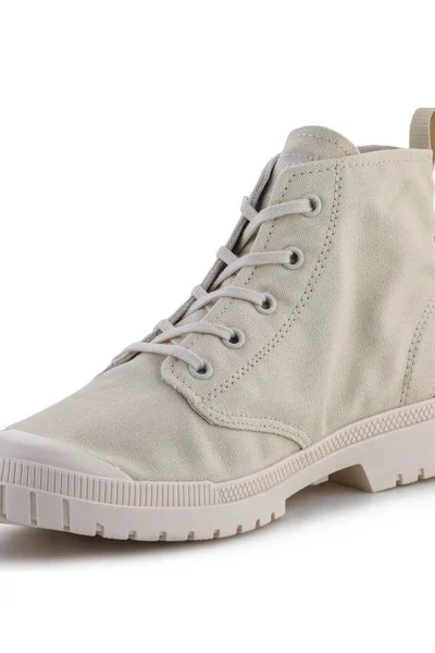 Beige Palladium Pampa Hi Cvs Dámské Boty