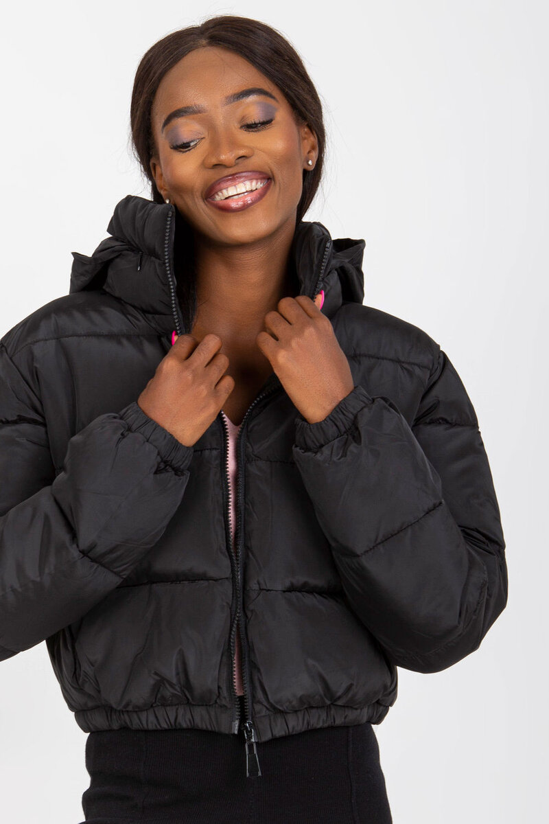 Zimní prošívaná bunda s kapucí pro ženy, Xl i240_171752_2:XL
