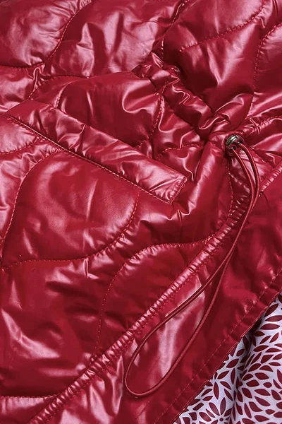 Červená bunda pro ženy s ozdobnou podšívkou 265 BH FOREVER