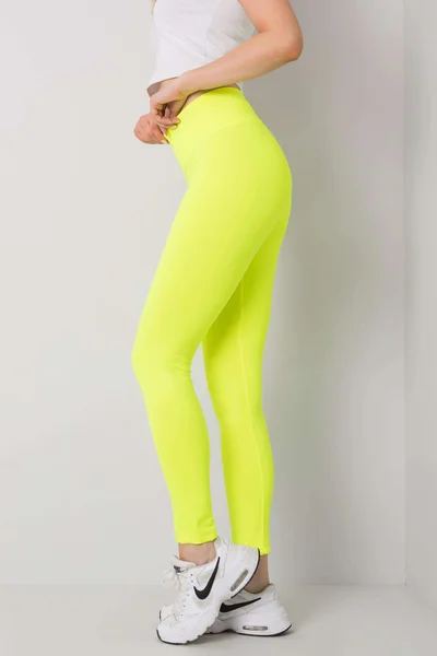 Dámské legíny EM LG 5R3X fluo žlutá FPrice