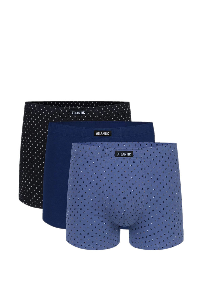 Komfortní boxerky pro muže 3-pack - Atlantic Lux, vícebarevná XL i41_9999932578_2:vícebarevná_3:XL_