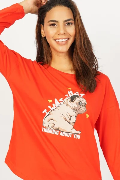 Pyžamo pro ženy dlouhé Bulldog Vienetta Secret