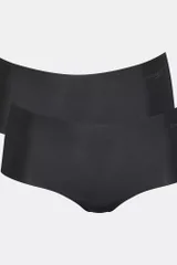 Lehké černé krátké kalhotky ZERO Microfibre Short 2P