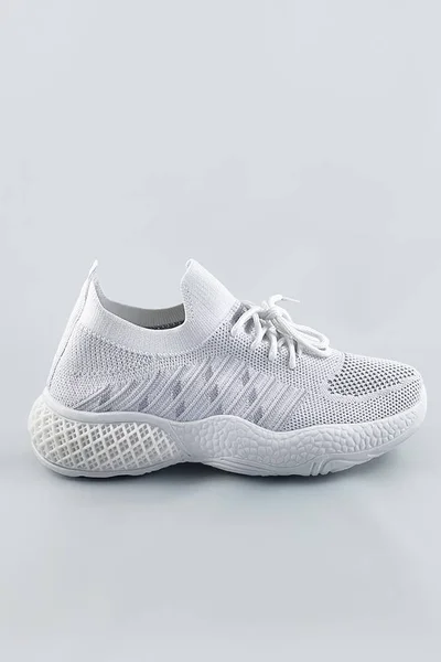 Bílé ažurové dámské sneakersy 204 FEEBIT-ER