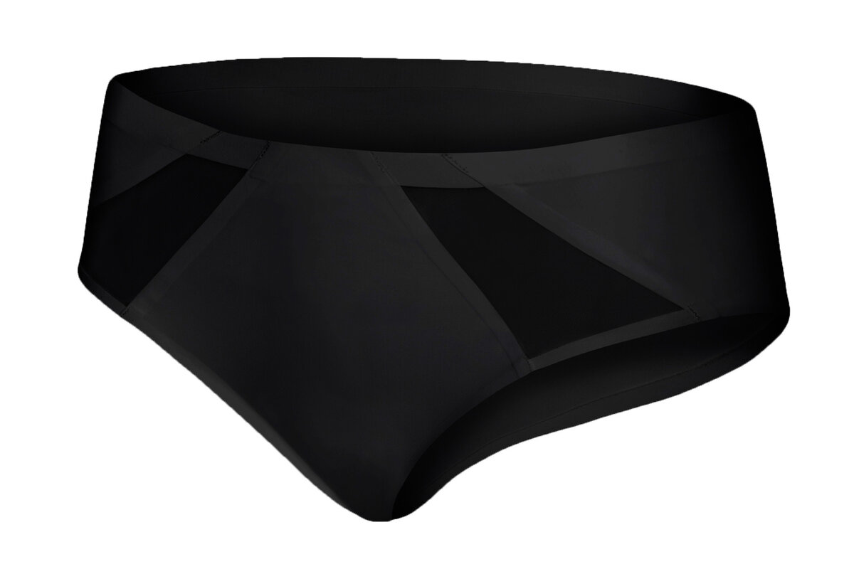 Černé Pohodlné Kalhotky s INVISIBLE LINE - Julimex, černá M i10_P35552_1:2013_2:91_
