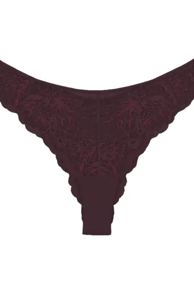 Kalhotky Triumph Amourette Charm Brazilian Burgundy krajka