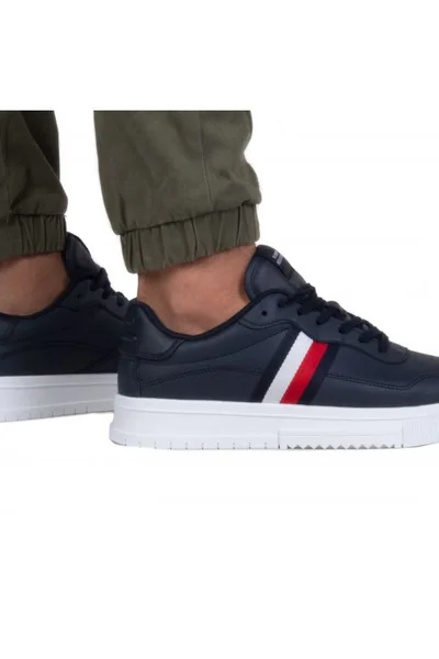 Kožené Pánské Boty Tommy Hilfiger Stripes