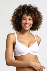 Podprsenka pro ženy s kosticemi DIM BODY TOUCH UNDERWIRE BRA - DIM - bílá