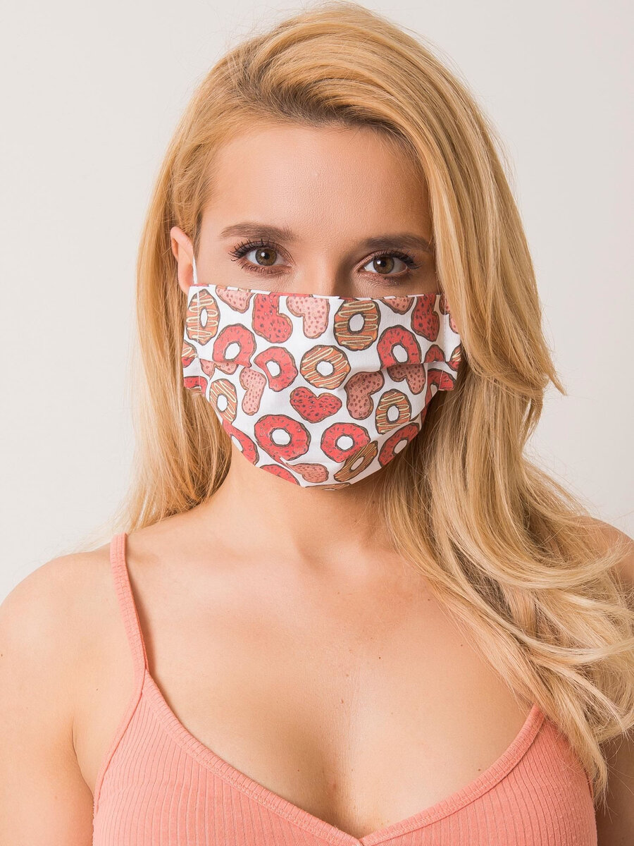 Ochranná maska s bílým potiskem FPrice, jedna velikost i523_2016102615057