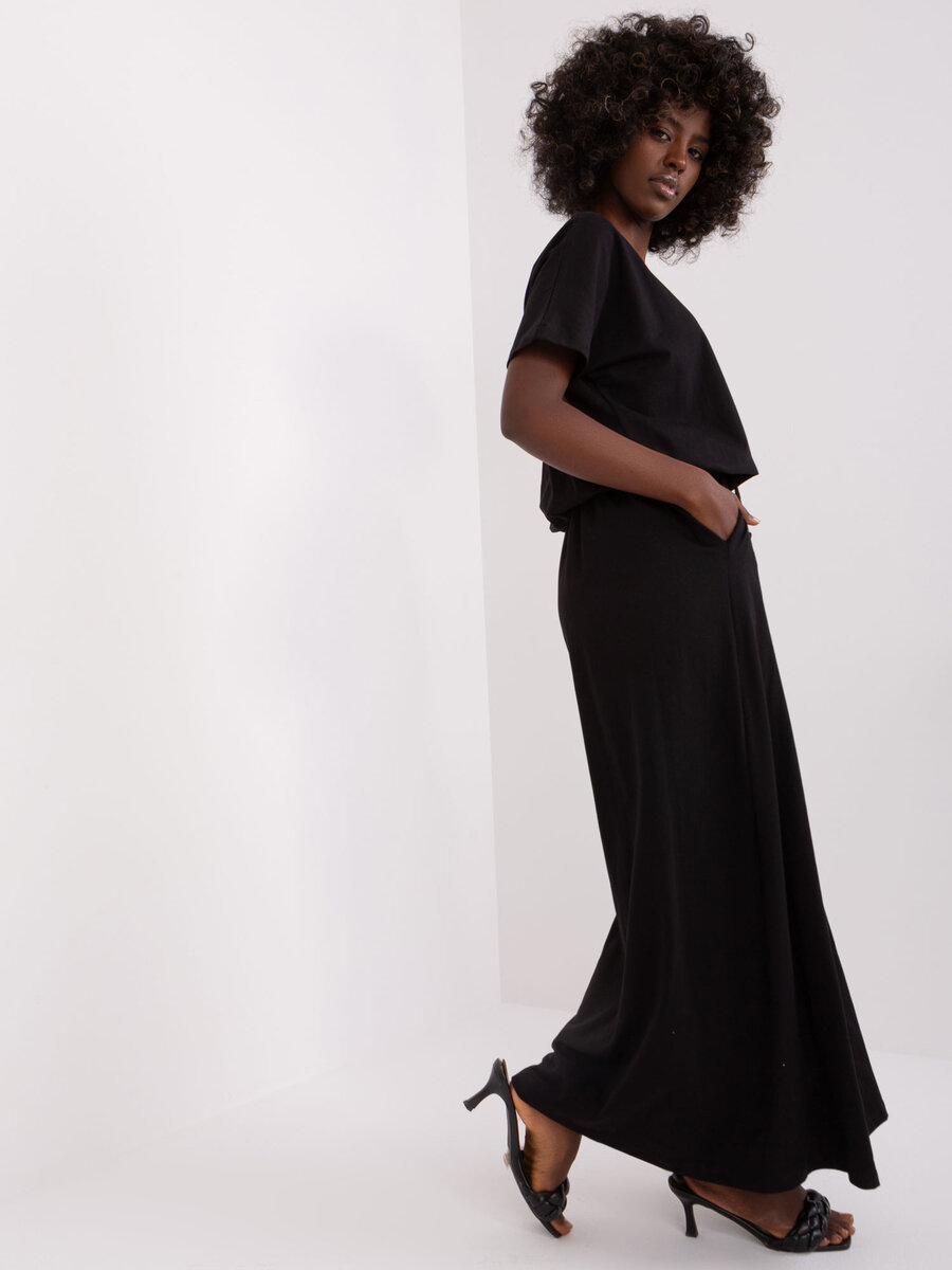Černé dámské šaty FPrice Elegantní Černá, jedna velikost i523_2016103432837