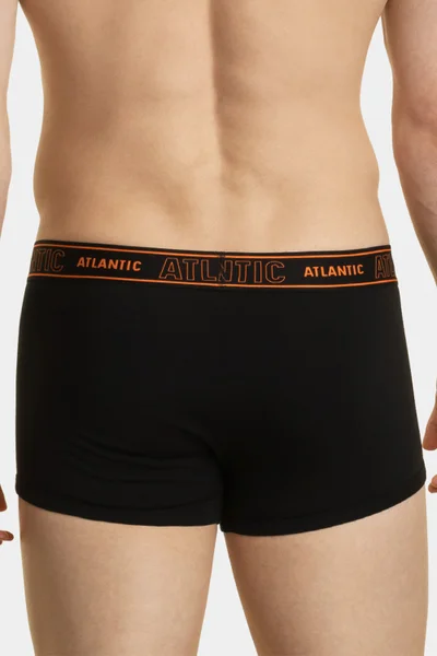 Černé kapsičkové boxerky Atlantic Magic Pocket pro muže