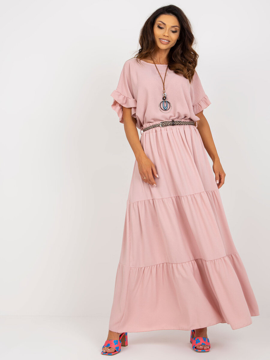 Růžová dámská sukně FPrice, jedna velikost i523_2016103385621