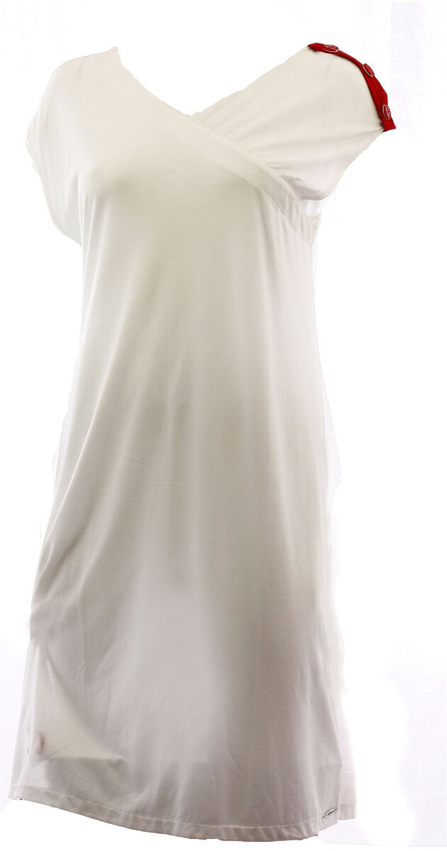 Letní šaty Luna v bílé barvě a elegantním střihu, bílá M i10_P614_1:5_2:91_