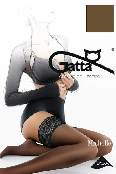 Punčochy Gatta Michelle v barvě béžové pro ženy