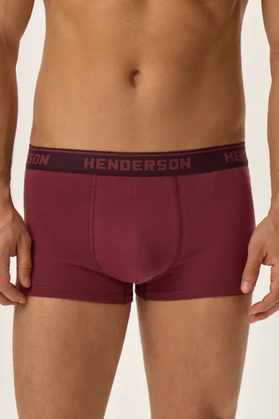 Boxerky pro muže BORDO-GREY - sada Henderson Jewel